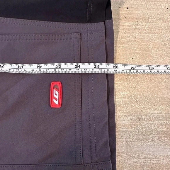 Louis Gatineau Cyclist Shorts Mens Gray Zipper Pocket Belted High Rise Shorts. - Picture 10 of 12